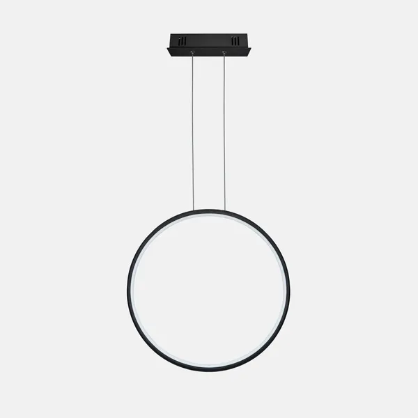 Lampa wisząca Ledowe Okręgi No.1 X 60cm 3k 32W czarny