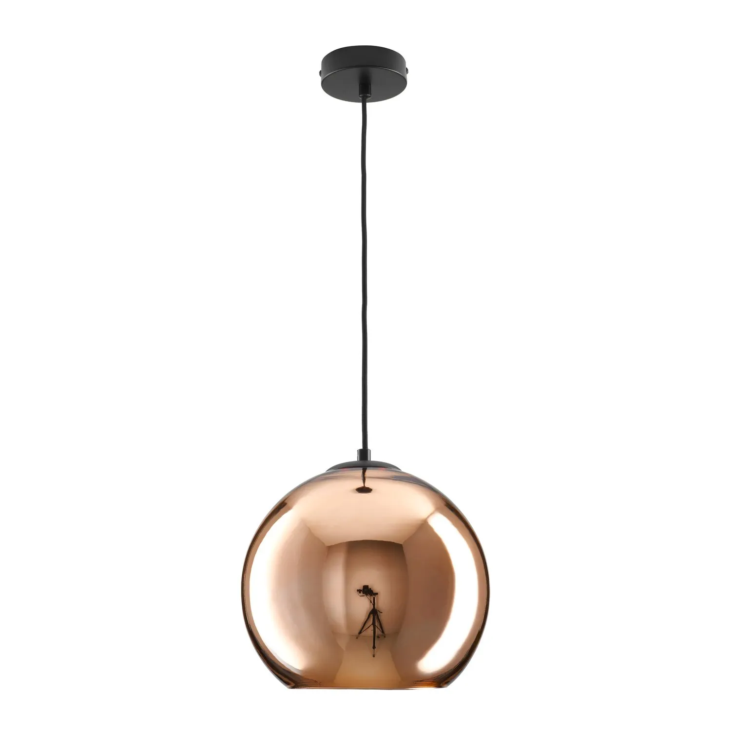Lampa wisząca MIRROR GLOW - S miedziana 25 cm