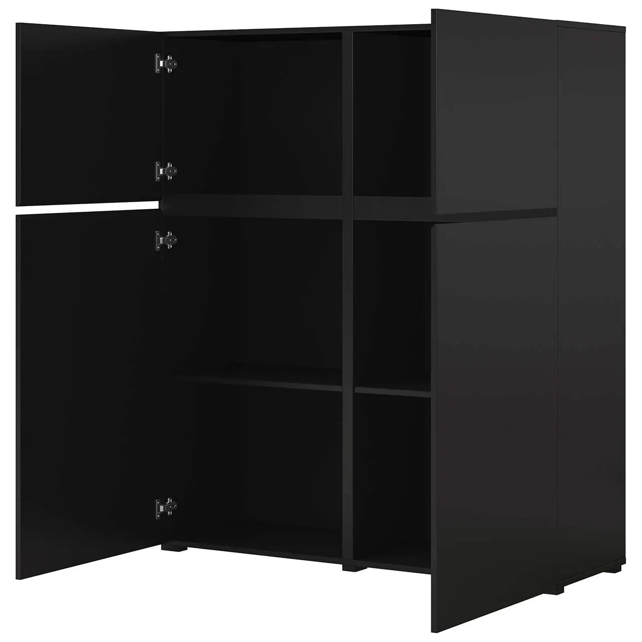 Komoda CROSI 76 czarny - obrazek 4