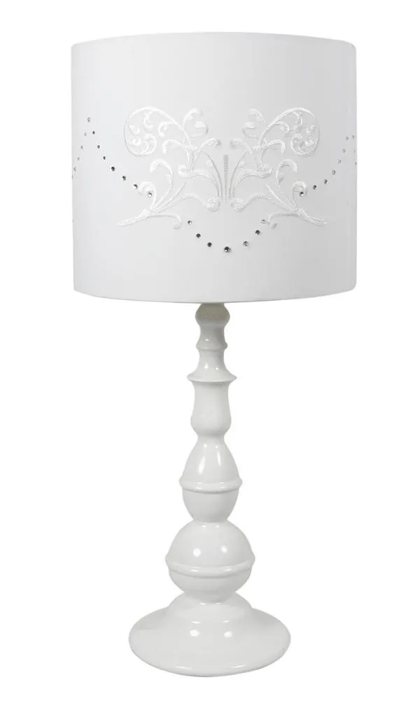LANS LAMPA 1X60W E27 BIAŁA