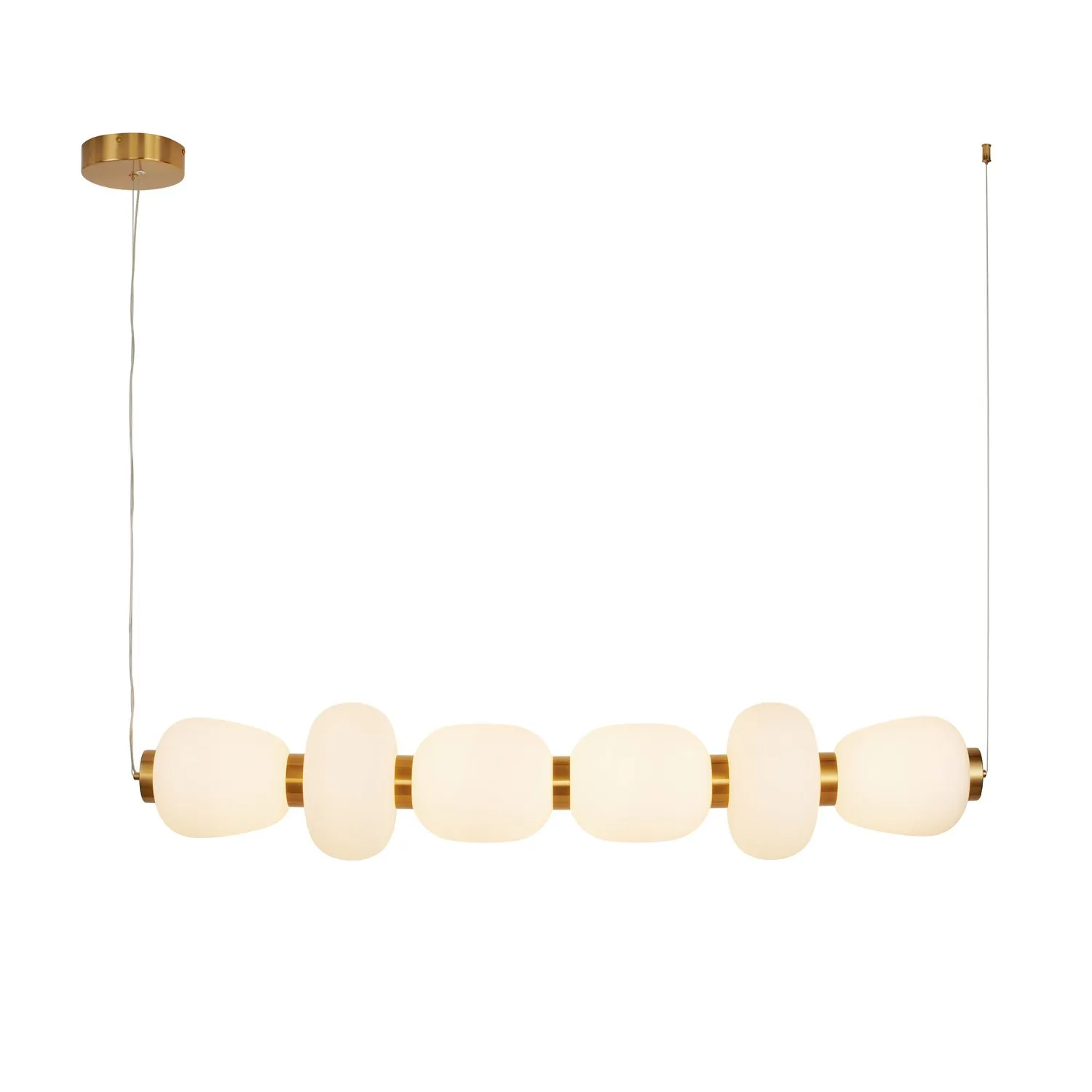 Lampa wisząca BRILLA-6, 125 cm, złota - obrazek 4