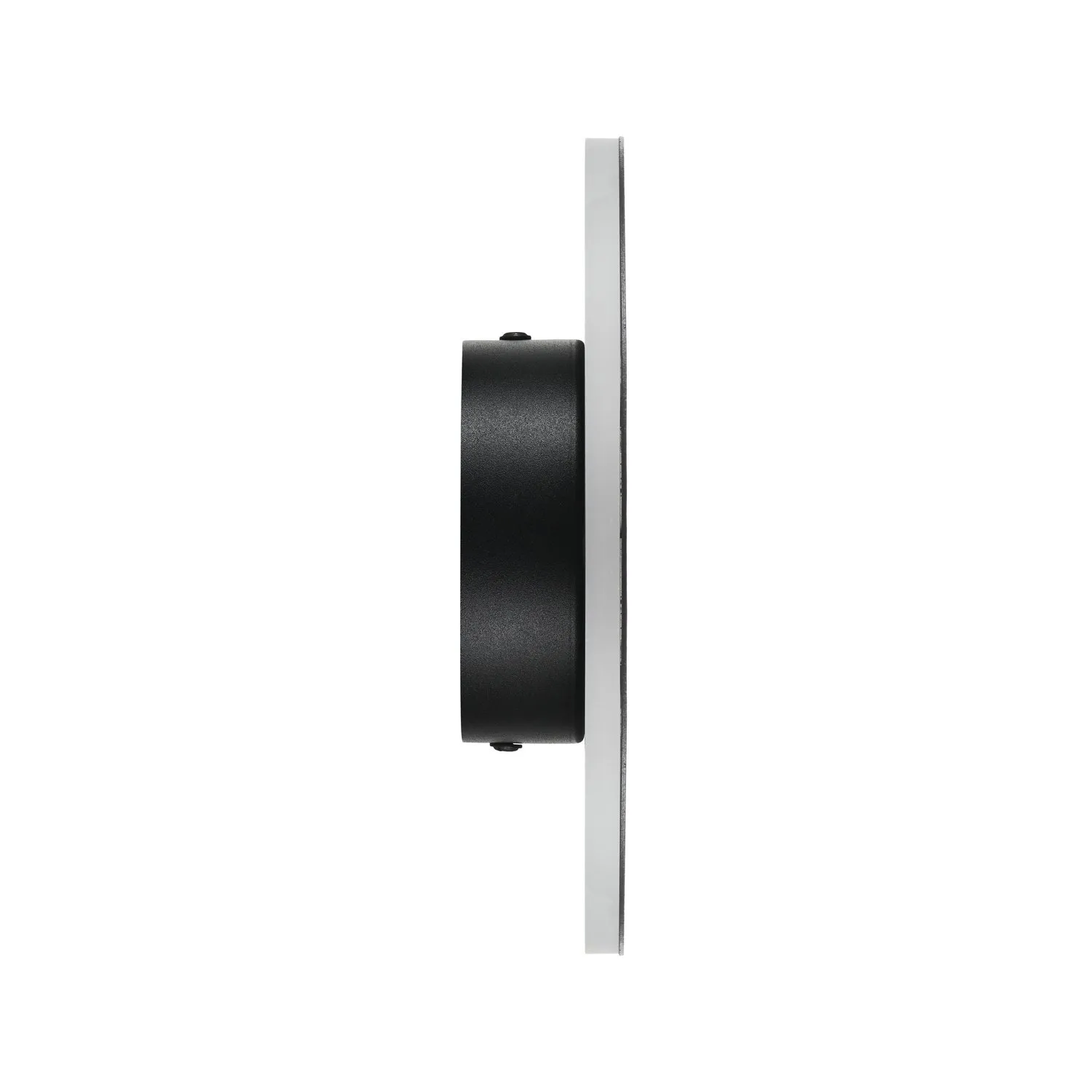 Lampa ścienna NYX 20 cm - LED okrągła, metalowa, czarna - obrazek 4