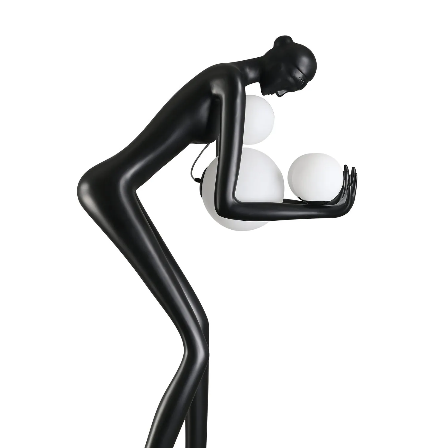 Lampa podłogowa WOMAN-2 BLACK czarna 190 cm - obrazek 9