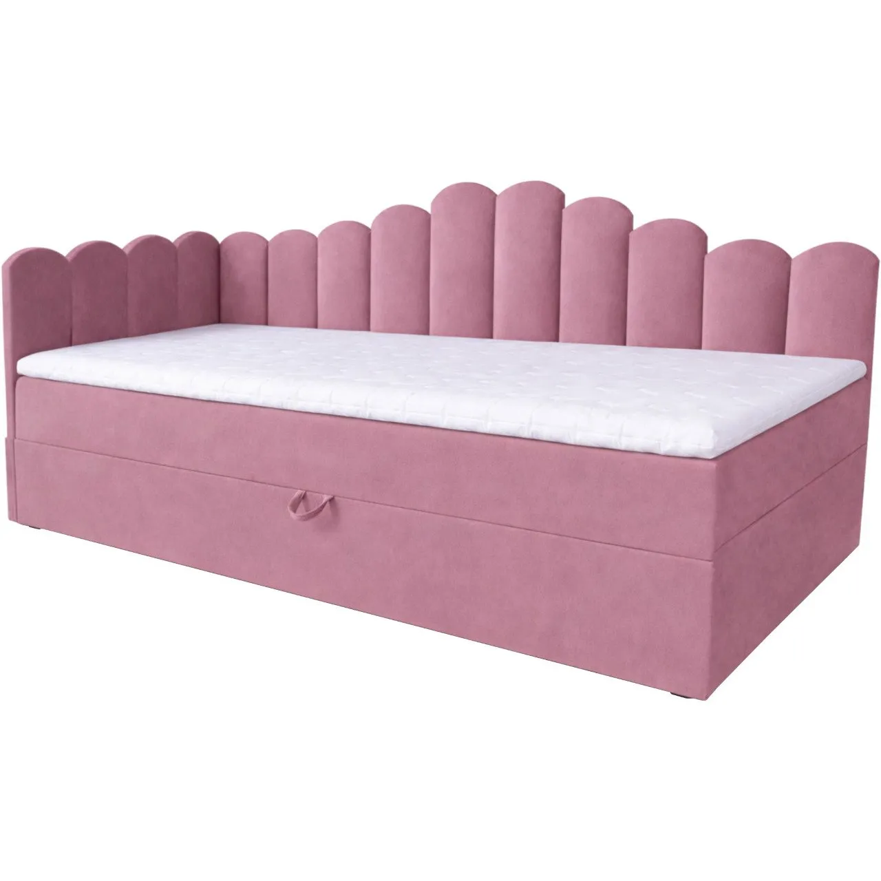 Łóżko dziecięce tapicerowane 80x200 NELA royal 14 lewe