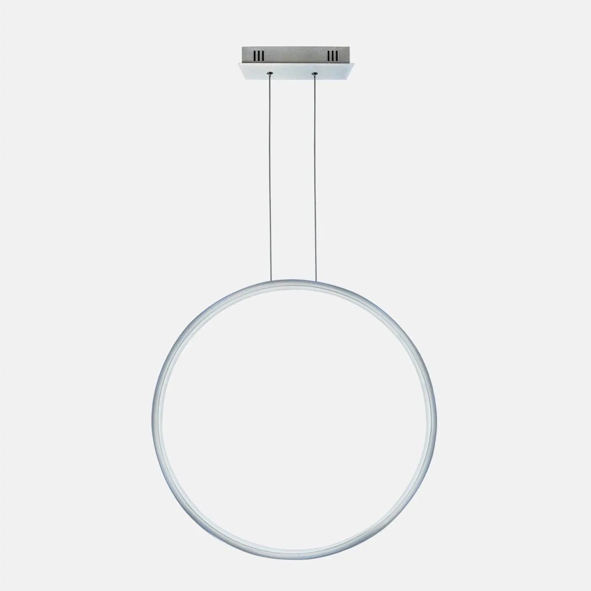 Lampa wisząca Ledowe Okręgi No.1 X 100cm 4k srebrny Dali