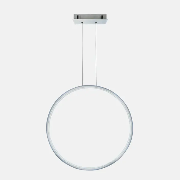 Lampa wisząca Ledowe Okręgi No.1 X 100cm 3k srebrny