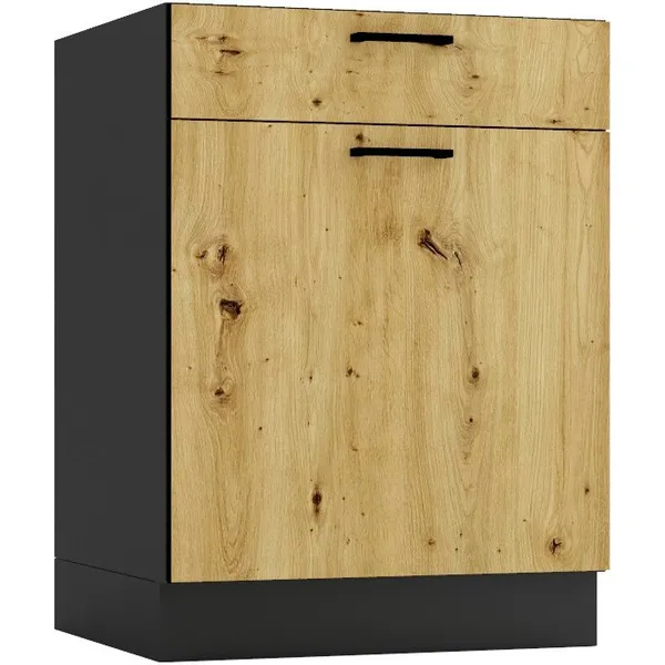 Szafka dolna D60S ELLEN 05 grafit / dąb artisan