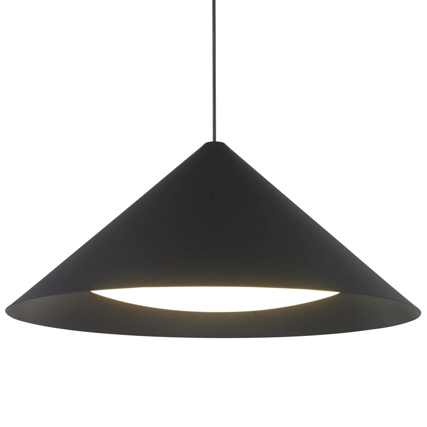 Lampa wisząca TRIANGOLO LED czarna 65 cm - obrazek 5