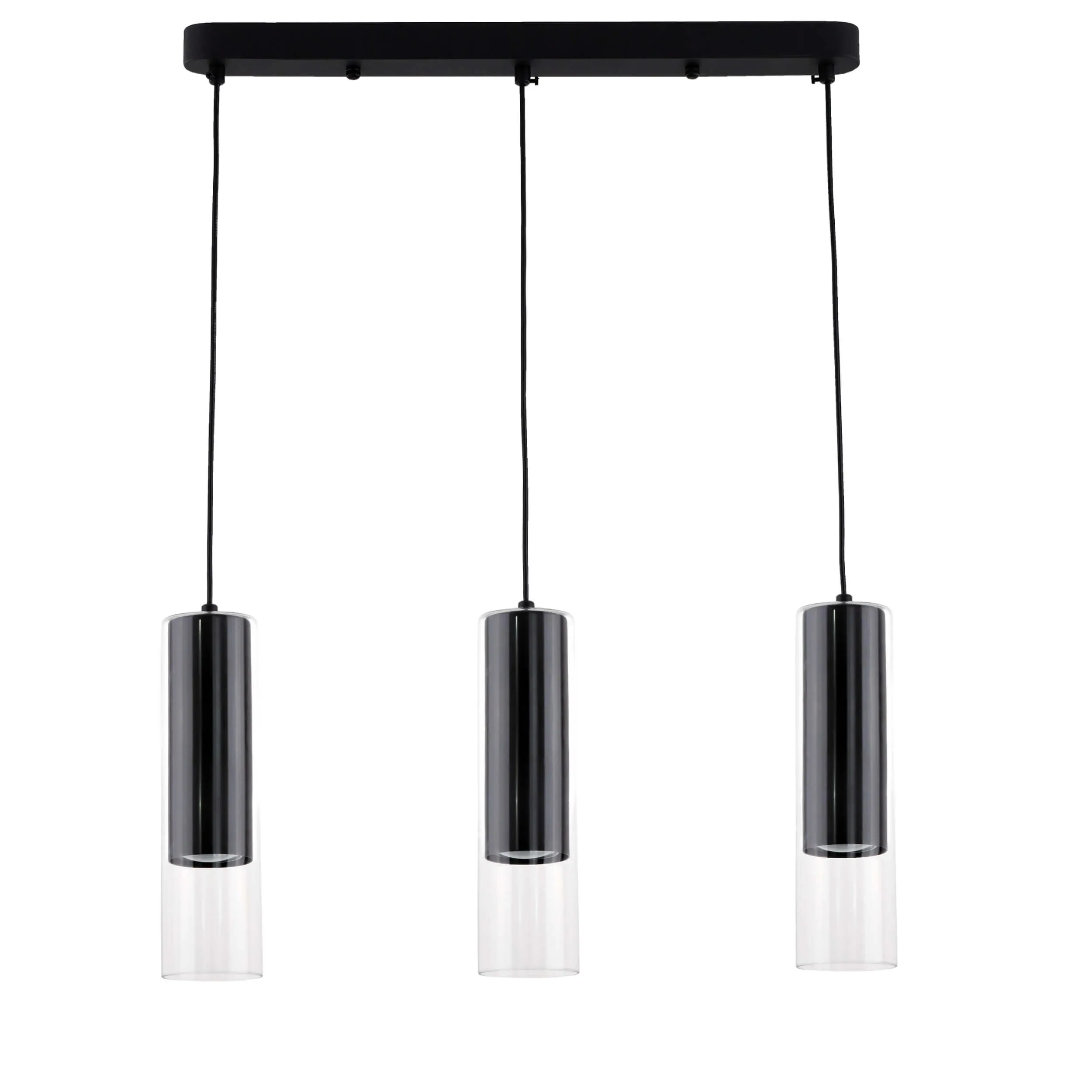 Lampa wisząca Manacor czarna 3xGU10