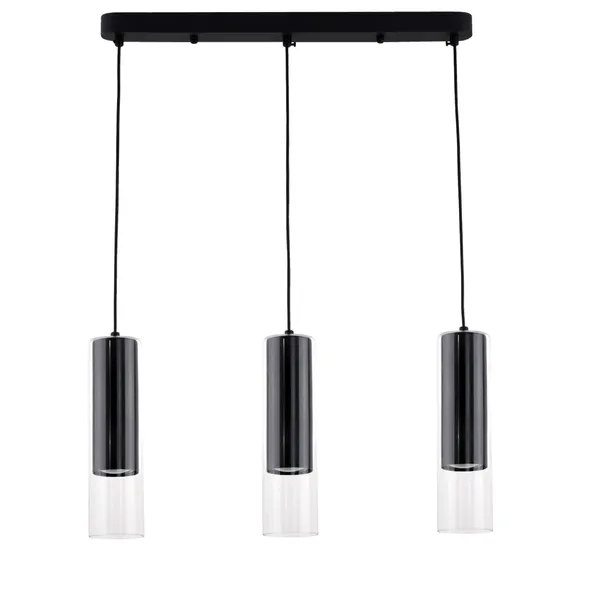 Lampa wisząca Manacor czarna 3xGU10