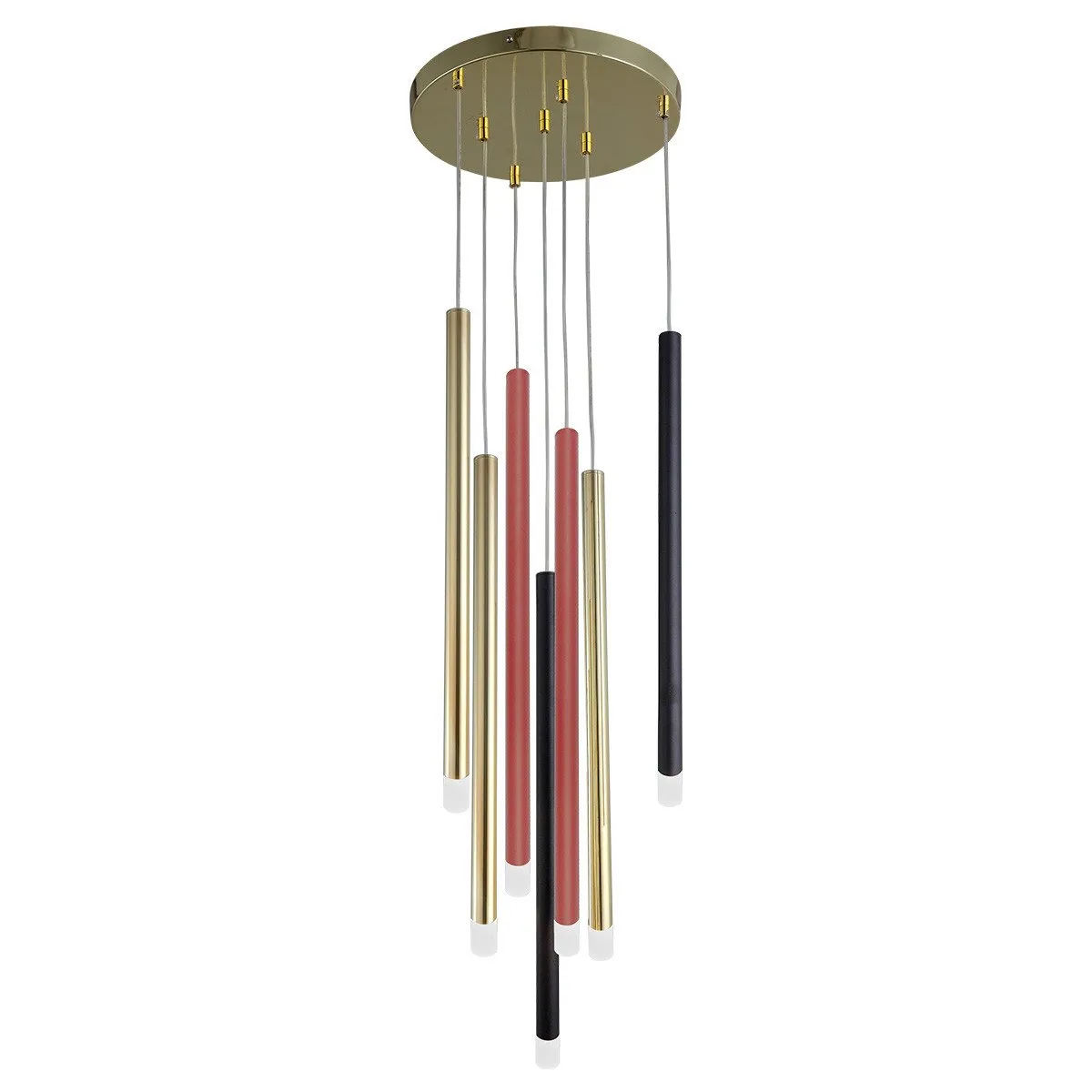 Lampa wisząca Lungo 7 kolor mix 7xG9