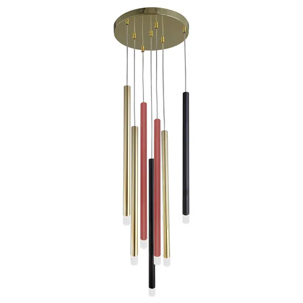 Lampa wisząca Lungo 7 kolor mix 7xG9