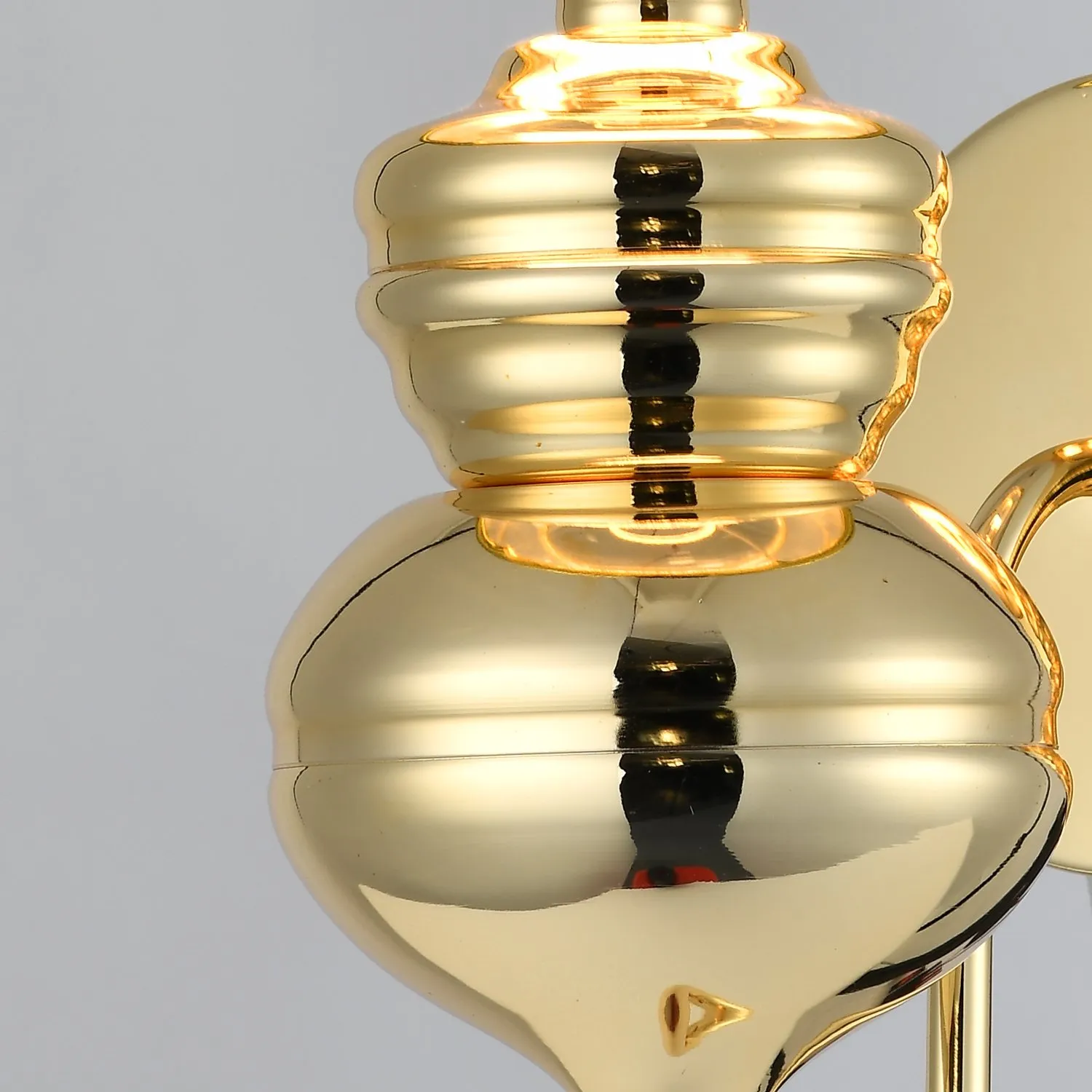 Lampa ścienna QUEEN złoto czarna 18 cm - obrazek 5