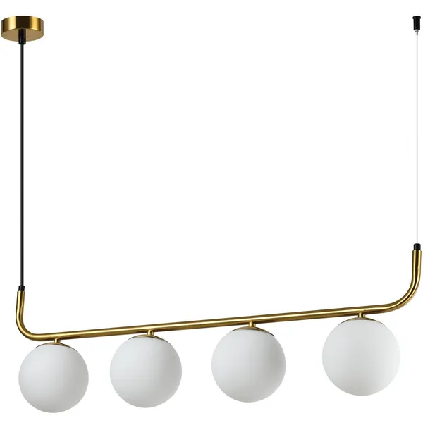 Lampa wisząca Alisa złota 4xE14