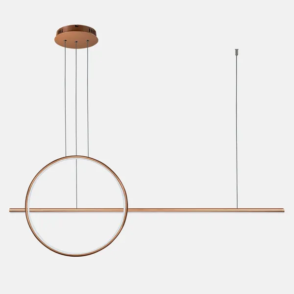 Lampa wisząca Linea No.2 120 40cm miedziana 4k