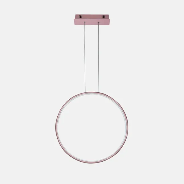 Lampa wisząca Ledowe Okręgi No.1 X 60cm 3k Różowe Złoto Dali