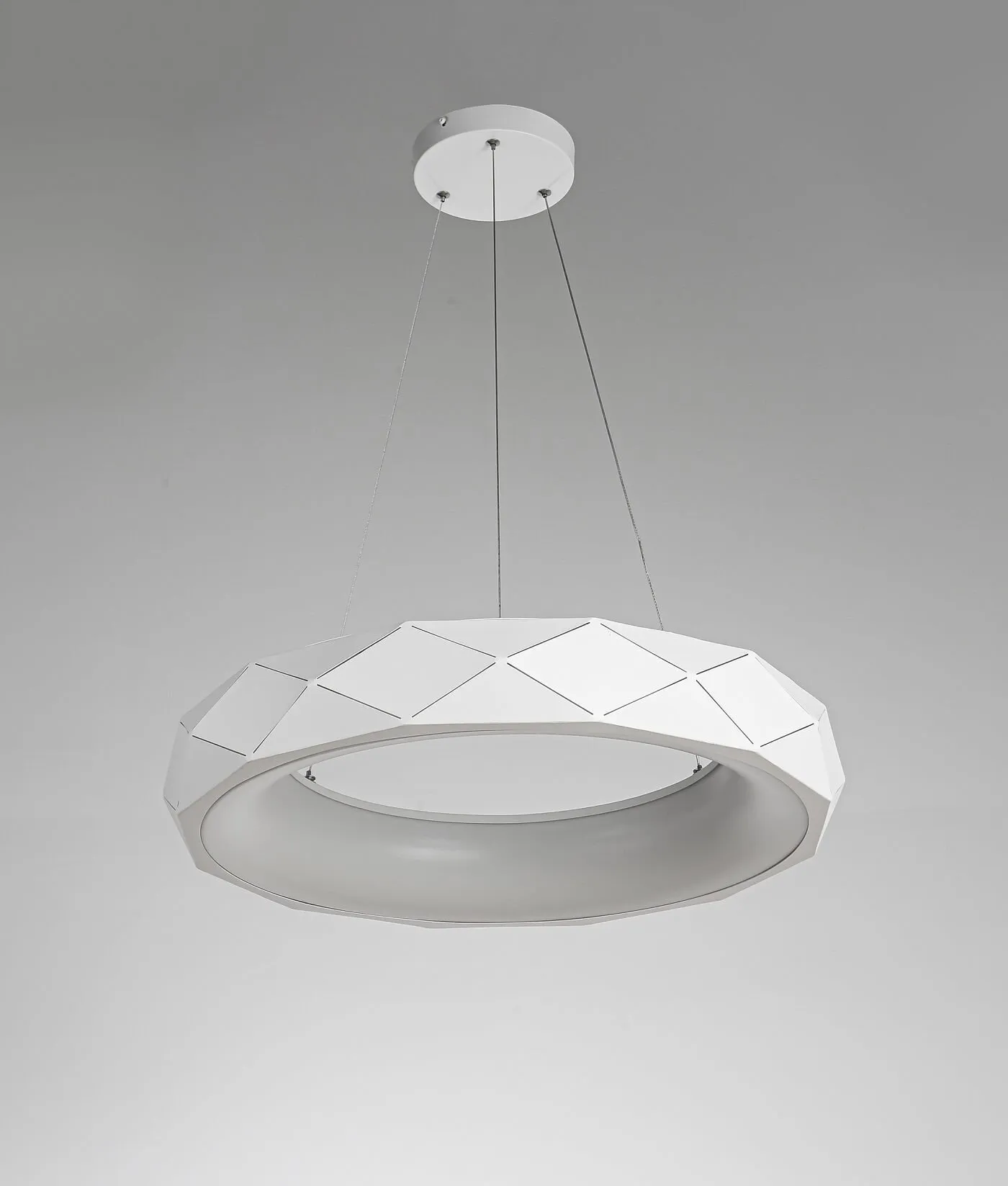 Lampa wisząca Reus biała LED 4000K - obrazek 6
