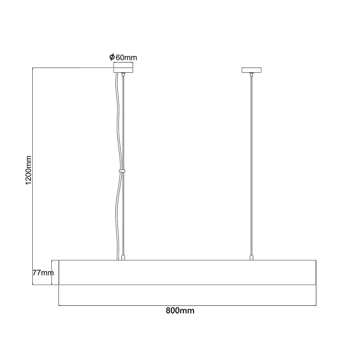 Lampa wisząca Mira M biała Tuya LED CCT - obrazek 10