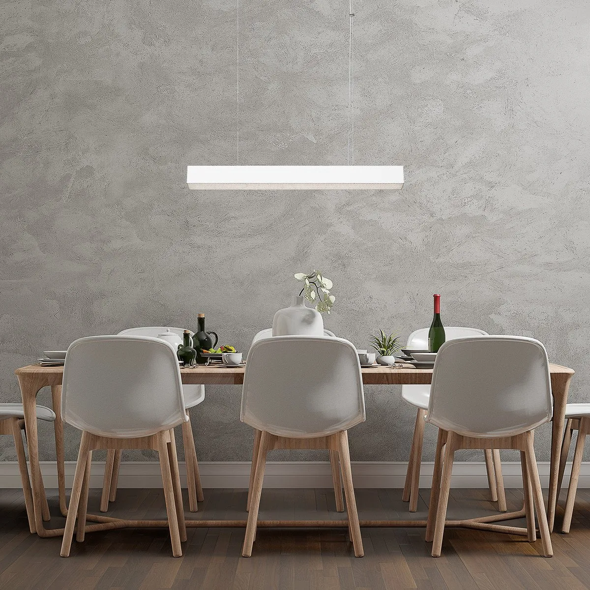 Lampa wisząca Mira M biała Tuya LED CCT - obrazek 4