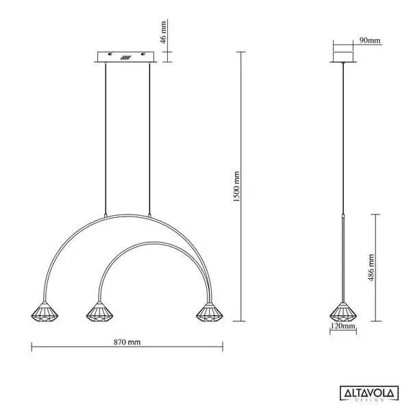 Lampa wisząca TIFFANY No.3 CL1 - obrazek 9