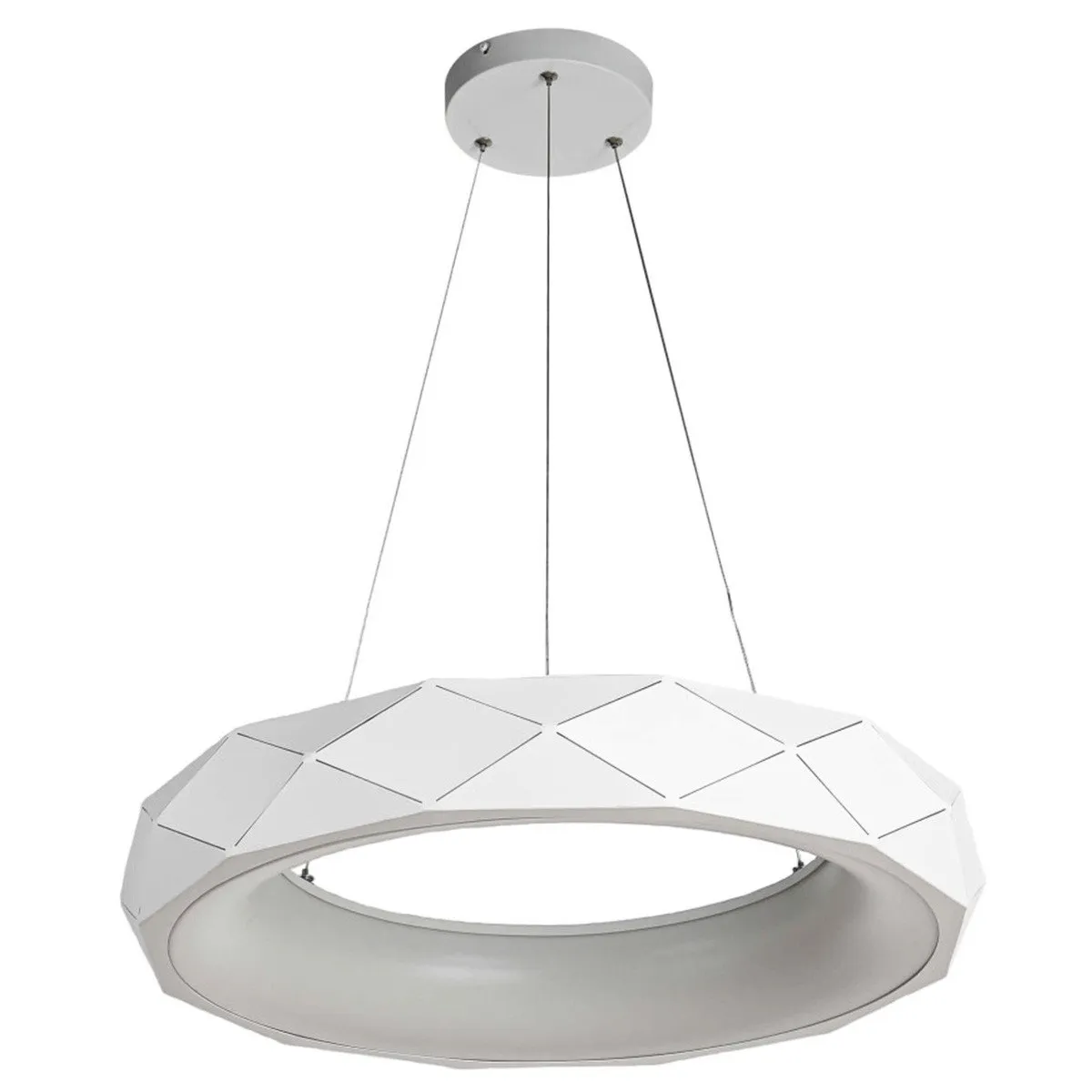 Lampa wisząca Reus biała LED 4000K - obrazek 4