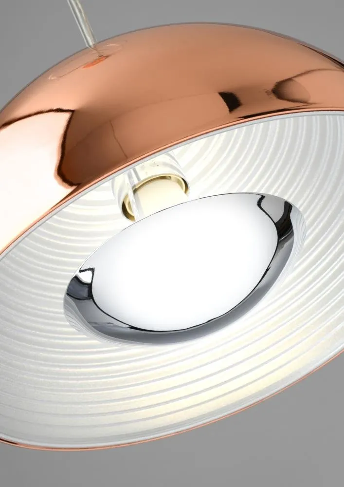AMALFI LAMPA WISZĄCA 40 1X60W E27 MIEDZIANY - obrazek 5