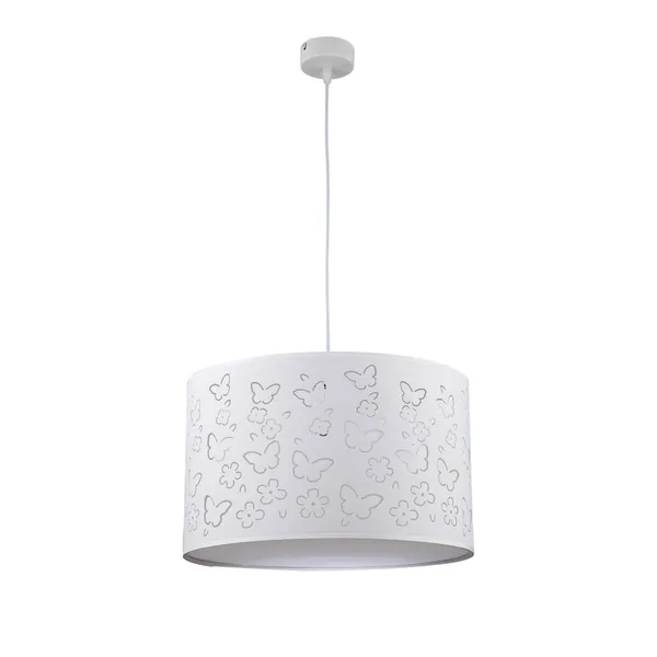 Lampa wisząca dziecięca Flowers biała 1xE27