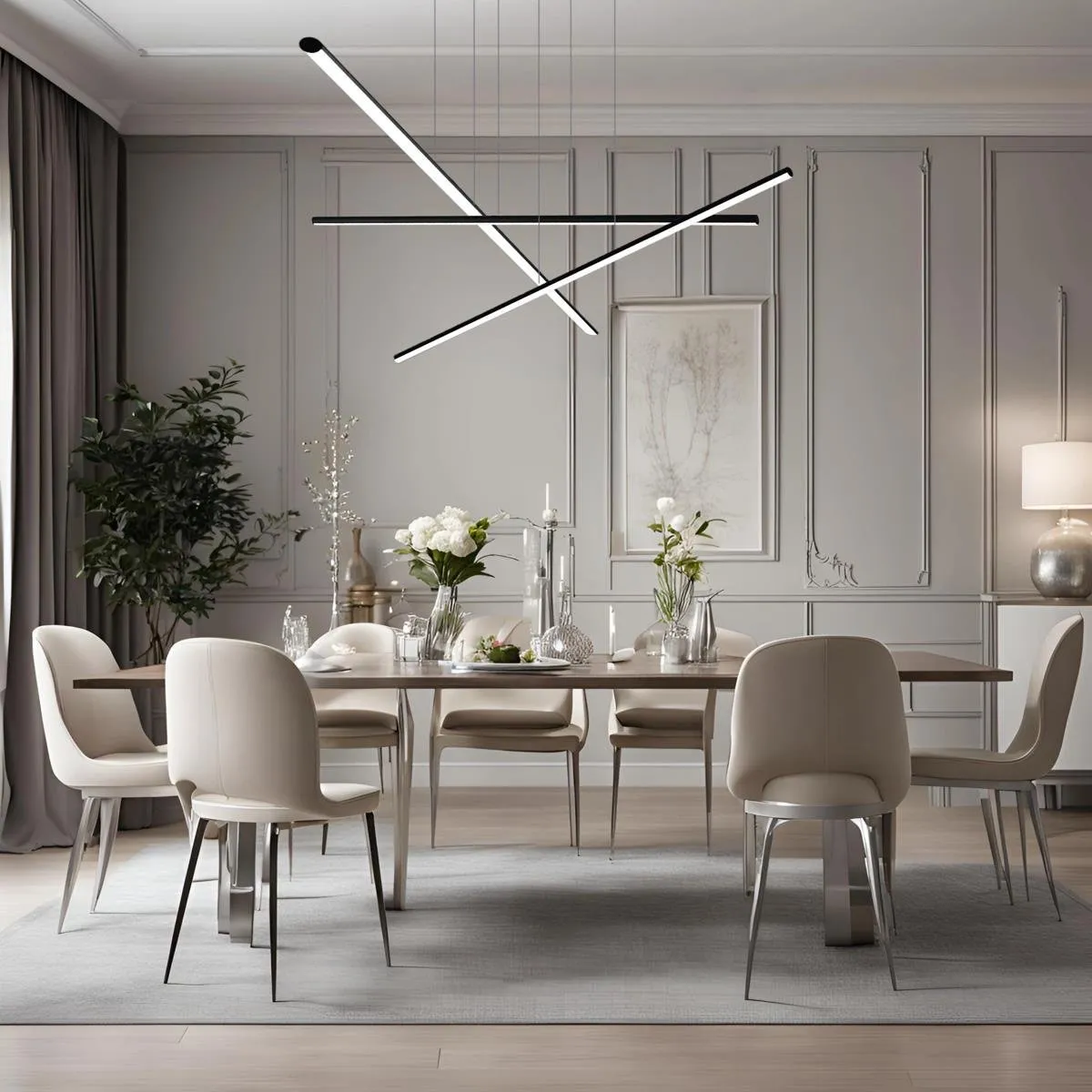 Lampa wisząca LINEA No.3PB 100cm 3k czarna Altavola Design - obrazek 4