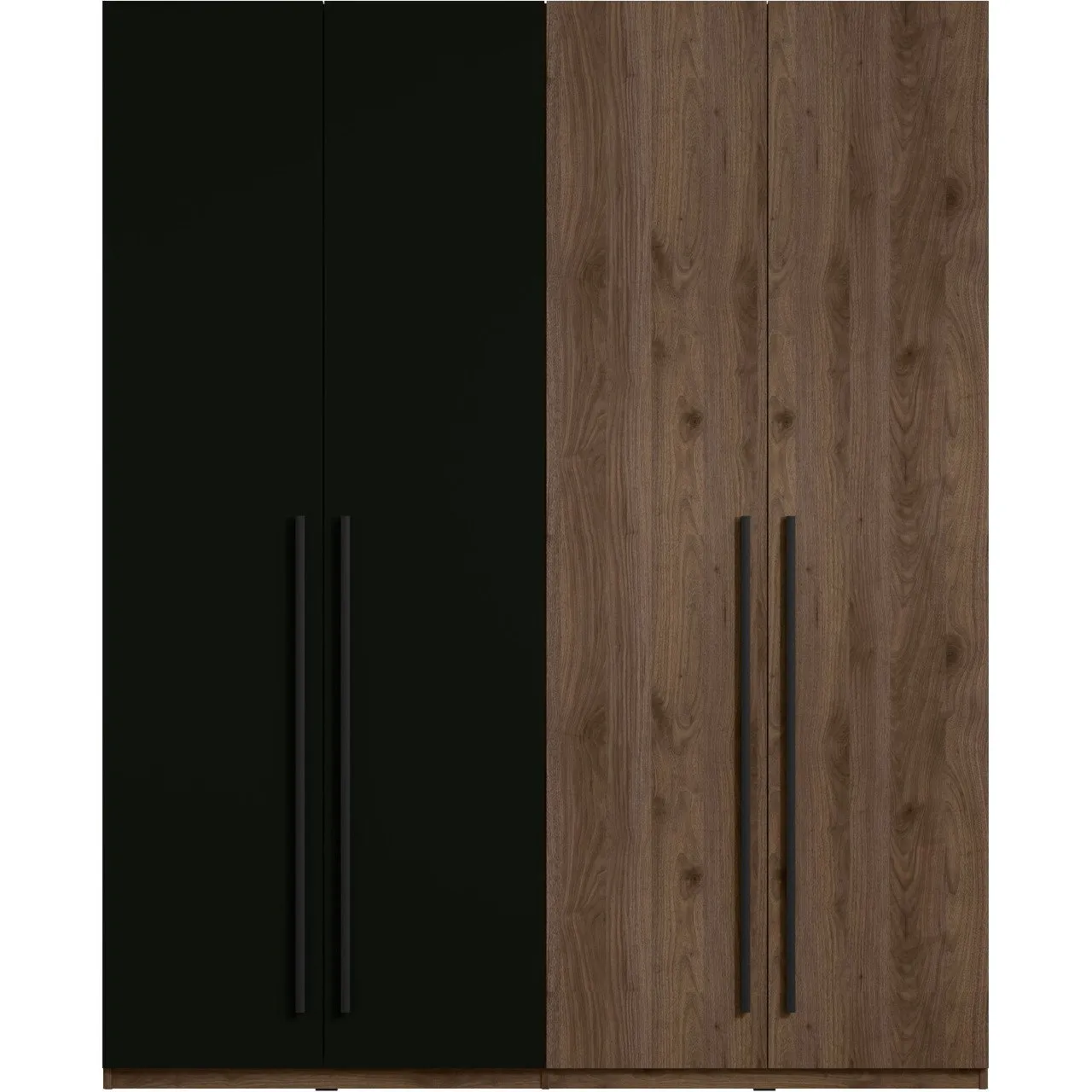 Szafa 180 MARGHERA 20 orzech elegant / czarny onyx - obrazek 5