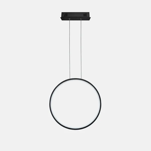 Lampa wisząca Ledowe Okręgi No.1 X 40cm 3k 22W czarny