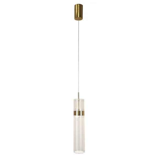 Lampa wisząca Ambiente złota LED CCT