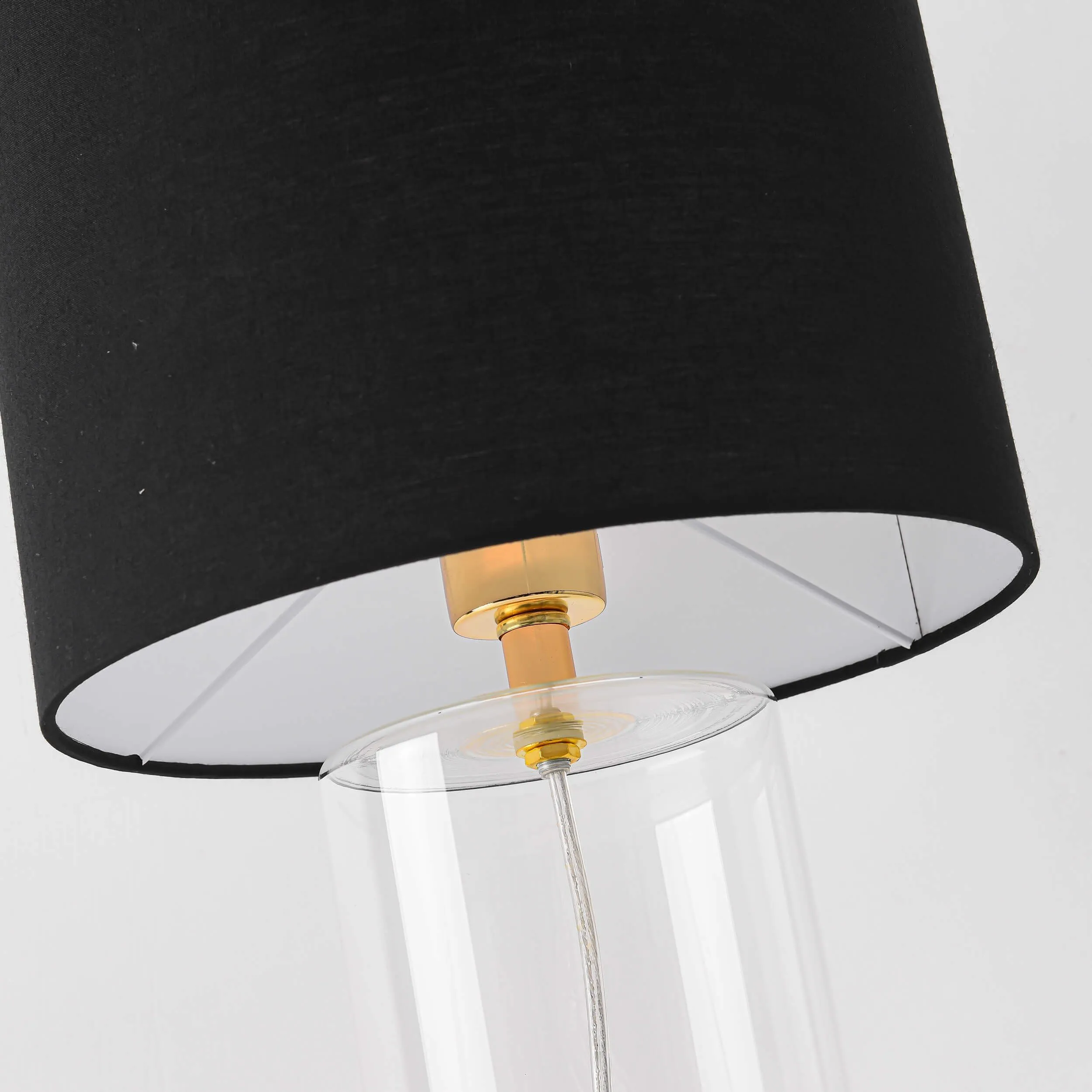 Lampa stołowa Sunflower czarno - transparentna 1xE27 - obrazek 10