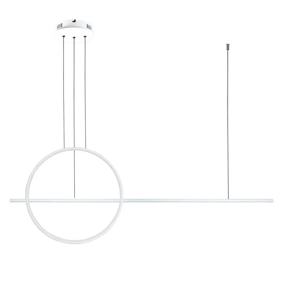 Lampa wisząca Linea No.2 120 40cm biała 3k - obrazek 6