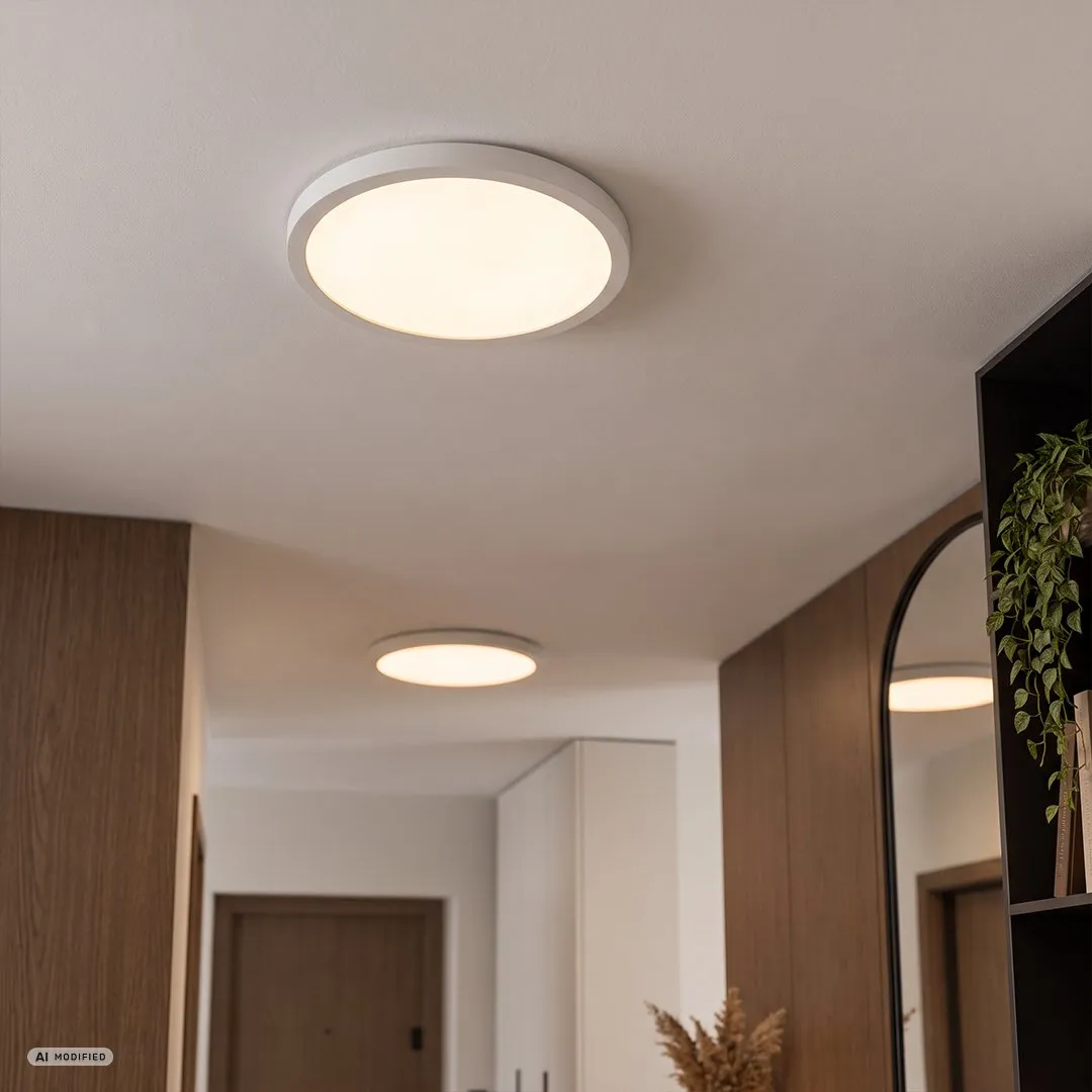 Plafon BODRUM okrągły OY-01 30cm 24W CCT IP44 biały - obrazek 4