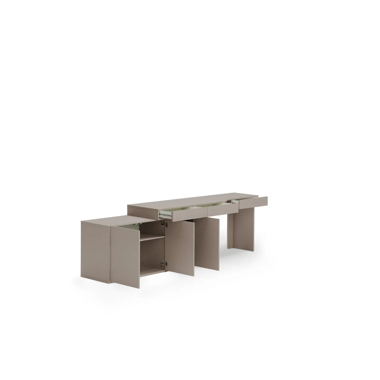Meble młodzieżowe WOOW SET 04L szampański / clay grey - obrazek 3