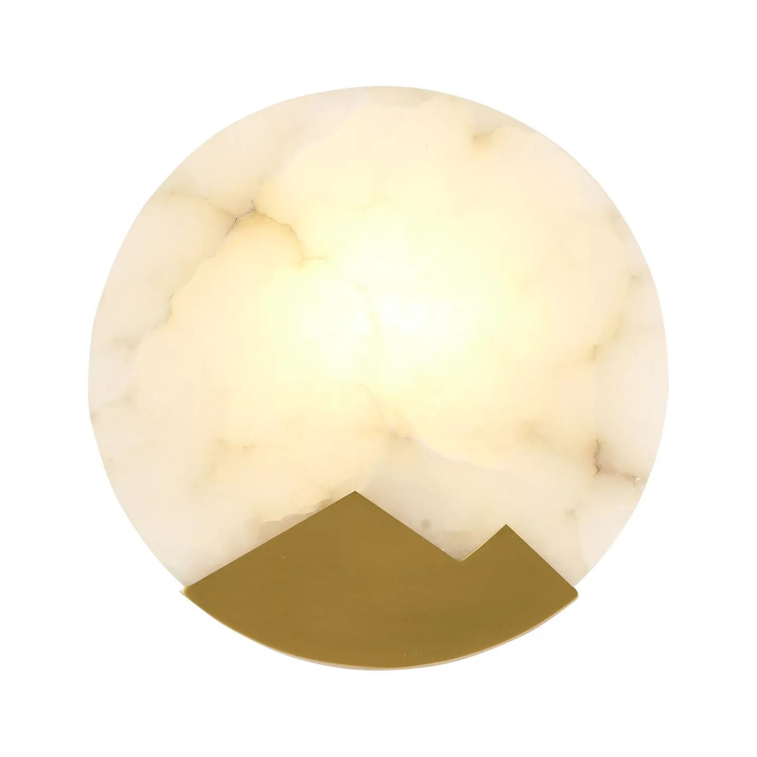 Lampa ścienna MARMO biały marmur i mosiądz 20cm - obrazek 8
