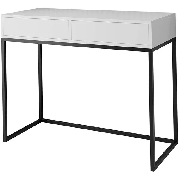 Toaletka ALICANTE 100cm czarny / biały