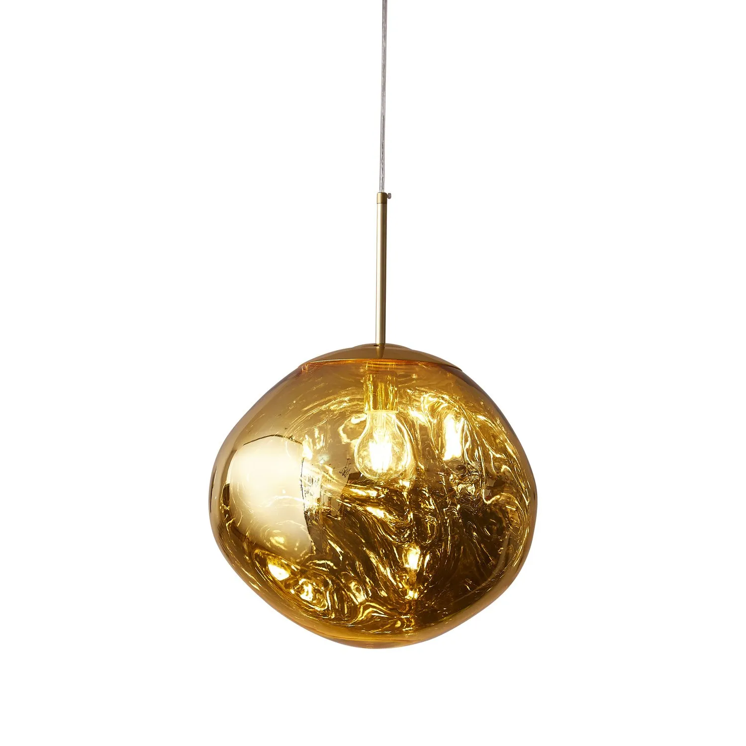 Lampa wisząca GLAM L złota 38 cm - obrazek 4
