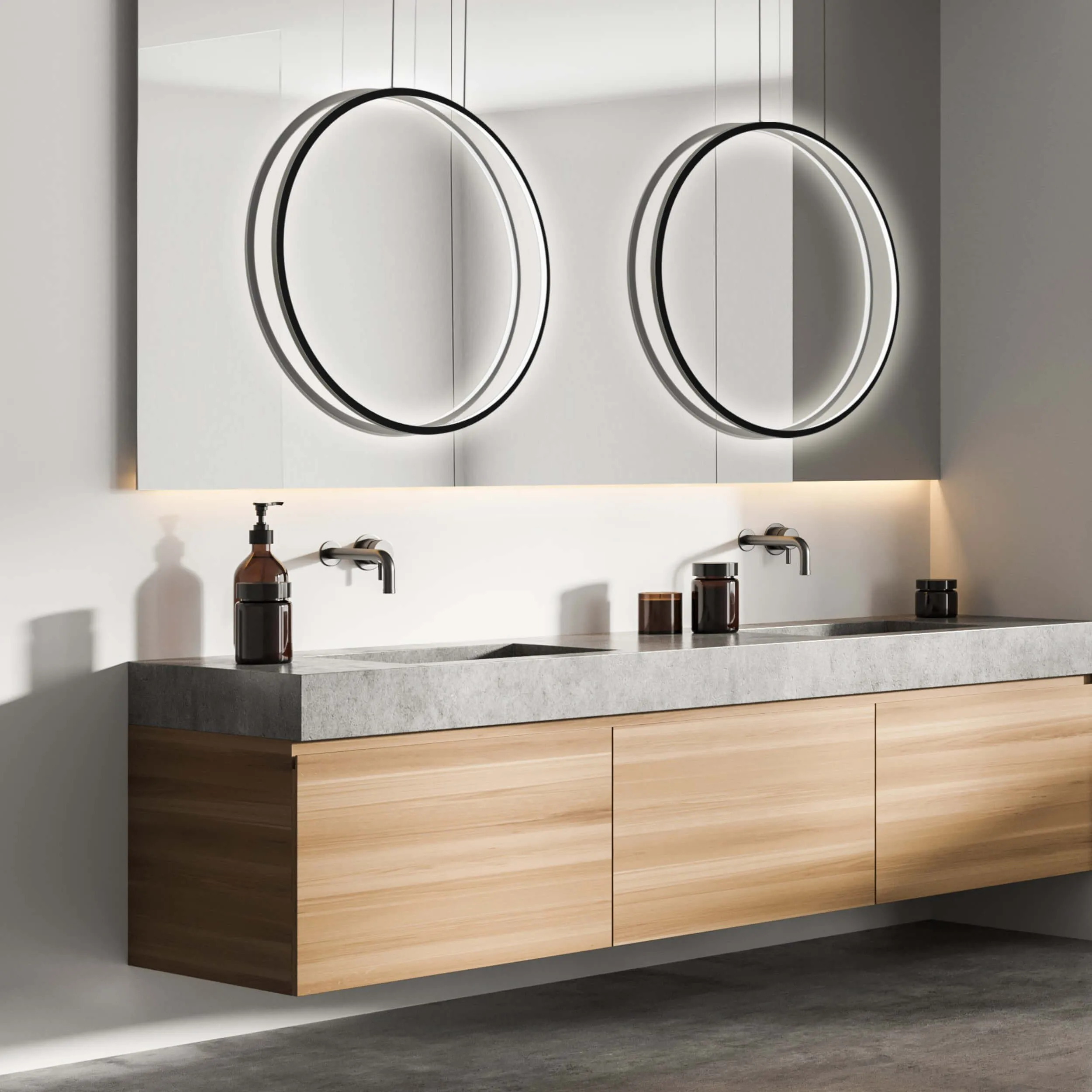 Lampa wisząca Mirror czarna LED 3000K - obrazek 8