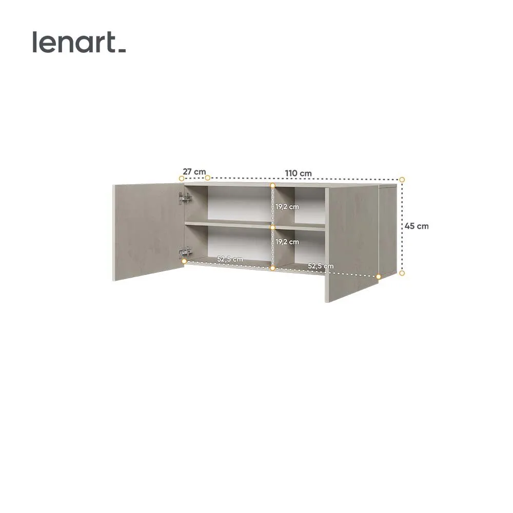 Szafka 2D wisząca silk flou TEEN FLEX TF10 - obrazek 4