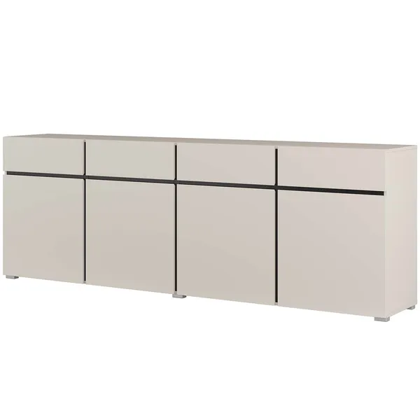 Komoda CROSI 25 kaszmir / czarny