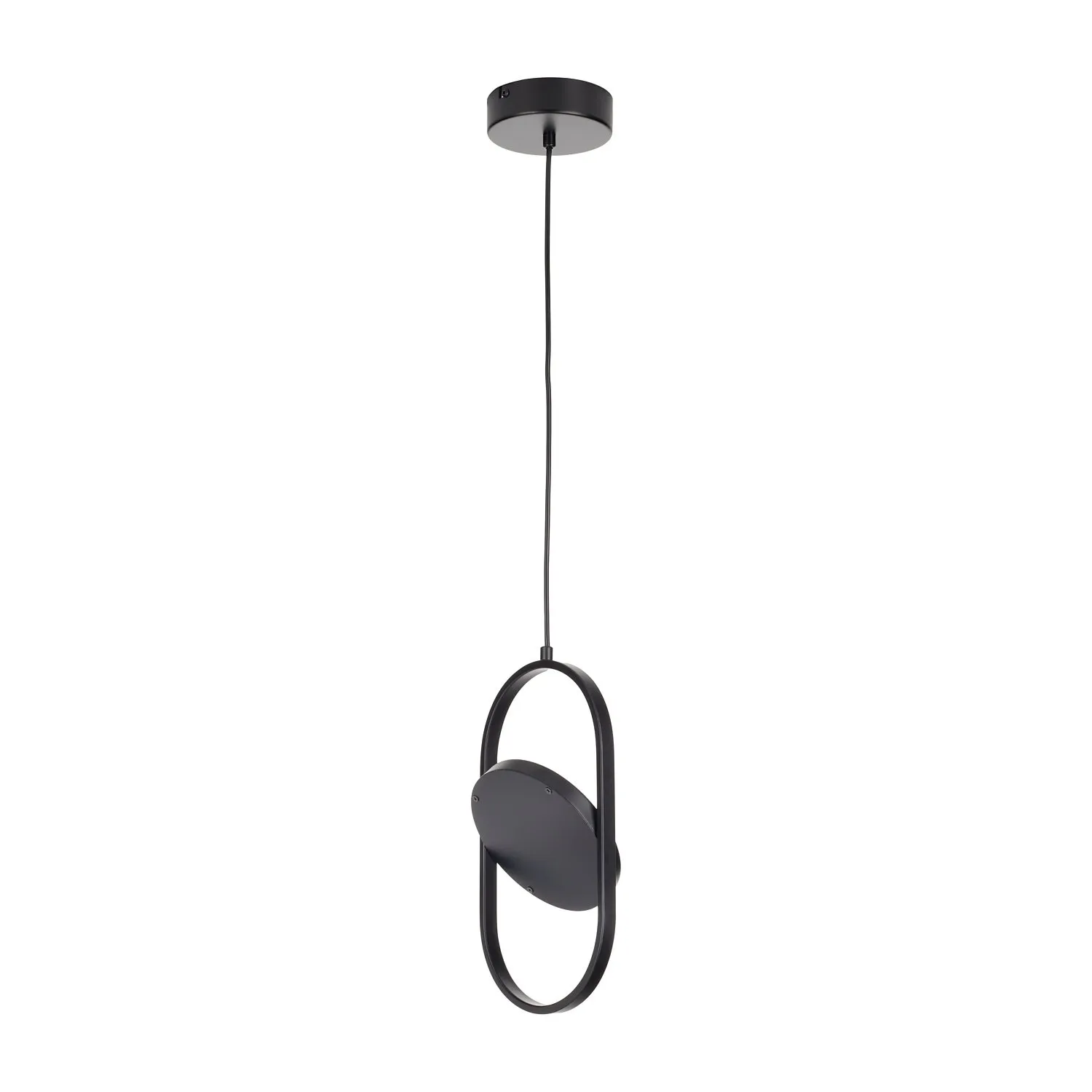 Lampa wisząca ELIPSE MINI, 32 cm - LED, czarna nowoczesna - obrazek 9