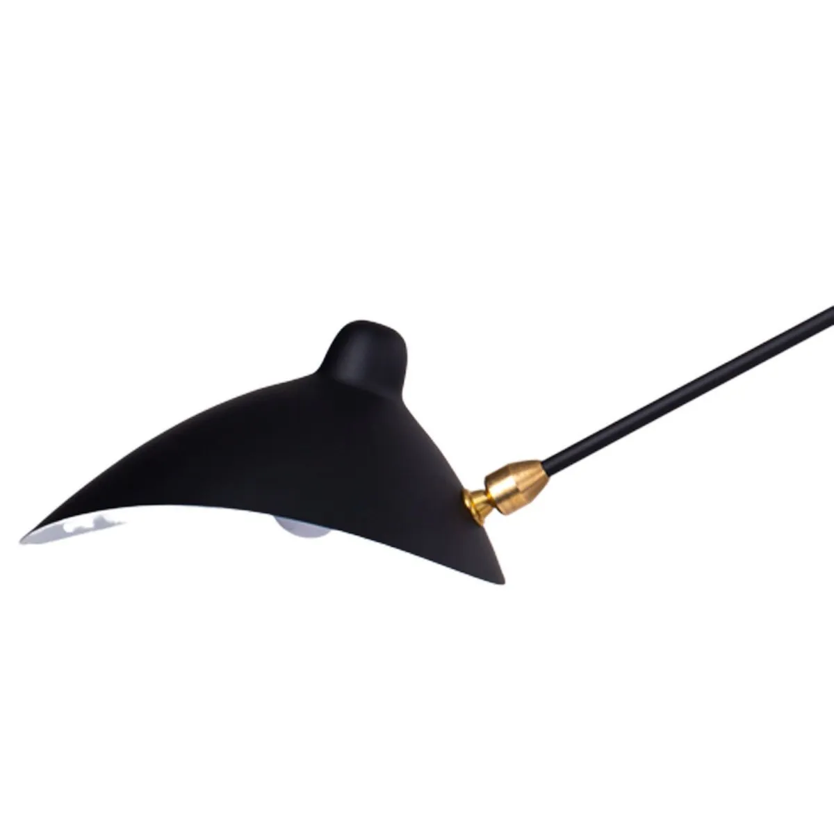 Lampa podłogowa CRANE-F1 czarna 160 cm - obrazek 4