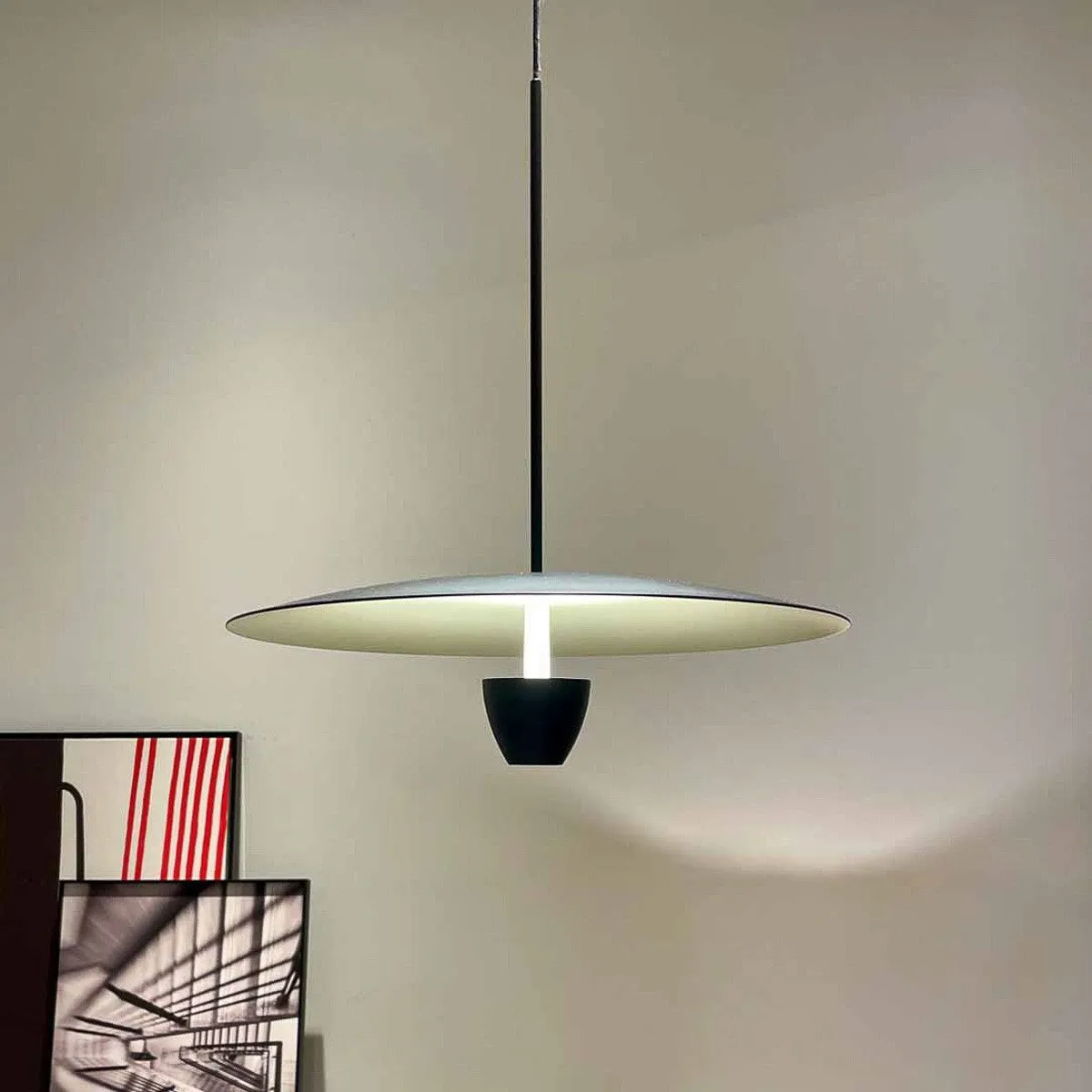 Lampa wisząca Ufo L czarna LED CCT - obrazek 6