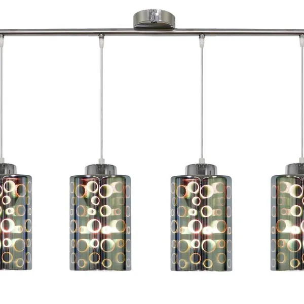 NOCTURNO LAMPA WISZĄCA 4X40W E27 CHROM