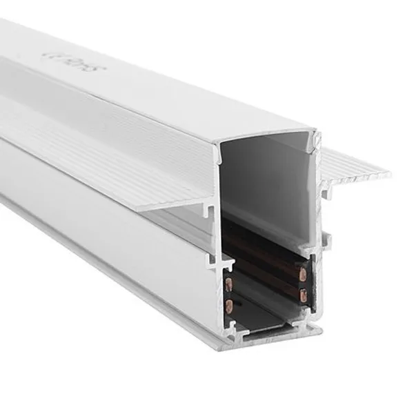 Szyna magnetyczna podtynkowa biała LL-20D 150cm