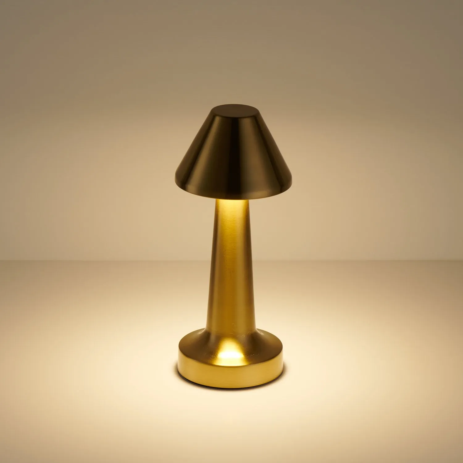 Lampa stołowa TAVOLO B LED dotykowa złota 22 cm - obrazek 3