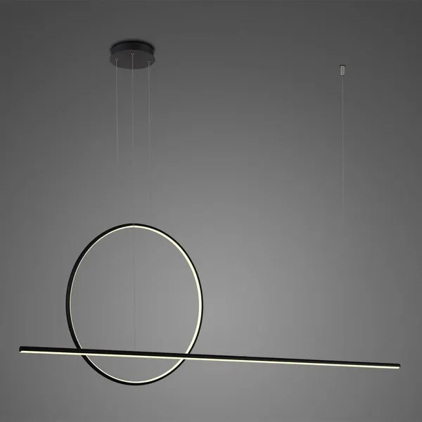 Lampa wisząca Linea No.2 60cm czarna 4k