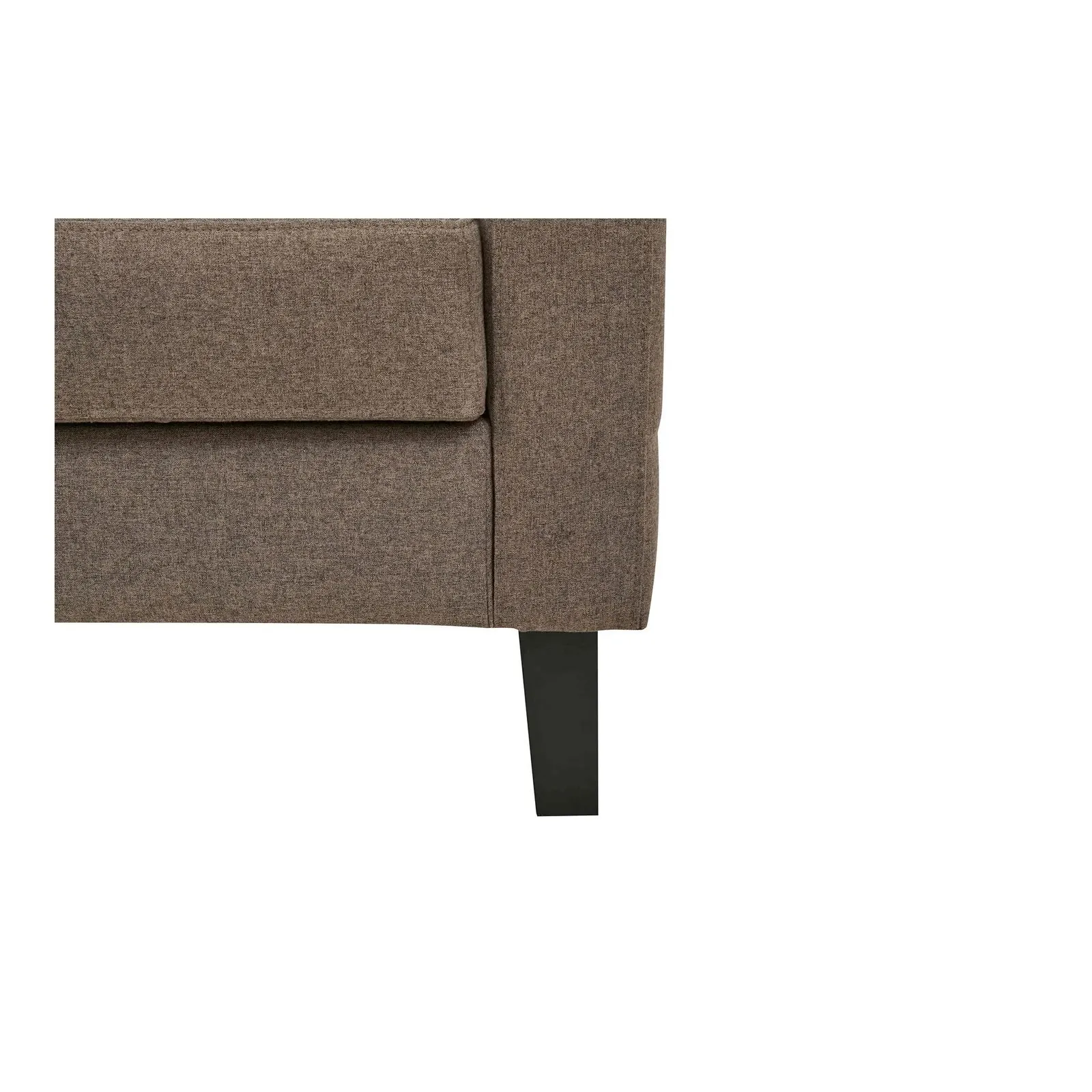 Sofa rozkładana Milton brązowa/ czarne nogi - obrazek 8