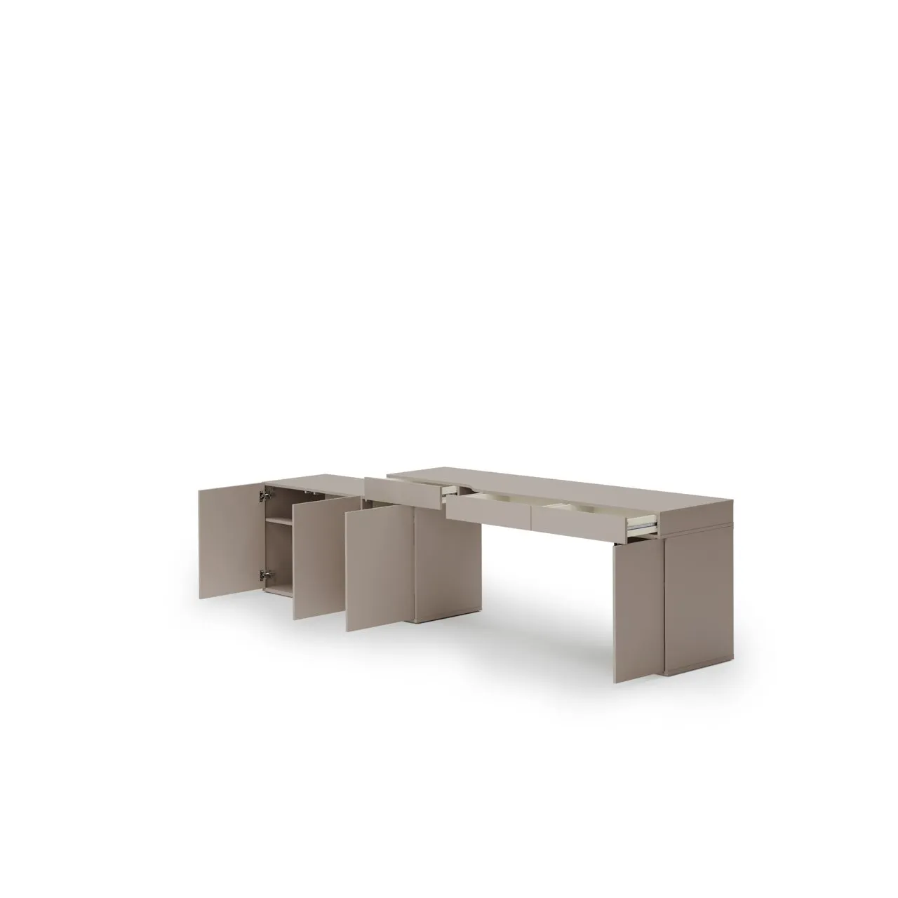 Meble młodzieżowe WOOW SET 06P szampański / clay grey - obrazek 2